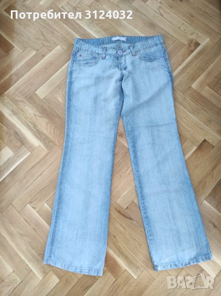 Продавам дънки с ниска талия без еластичност, снимка 1