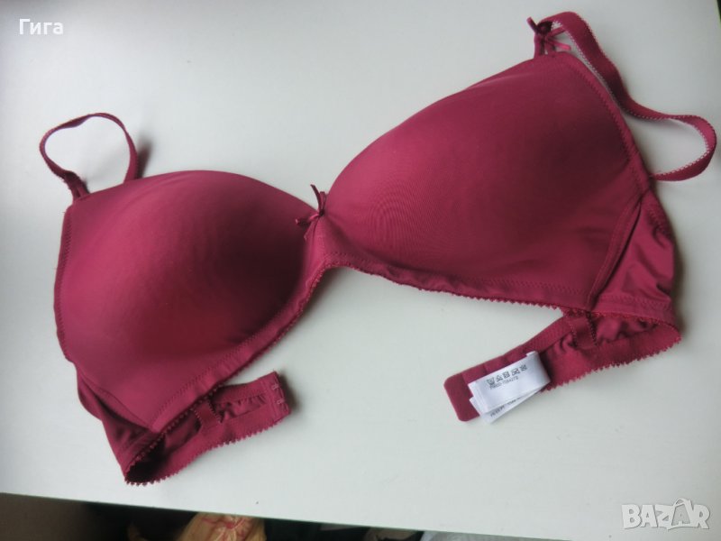 вишнев сутиен 85С, снимка 1