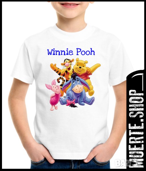 Детска тениска с щампа ПУХ И ПРИЯТЕЛИ , снимка 1
