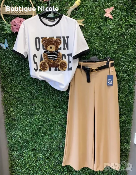 Дамска тениска и панталон, снимка 1