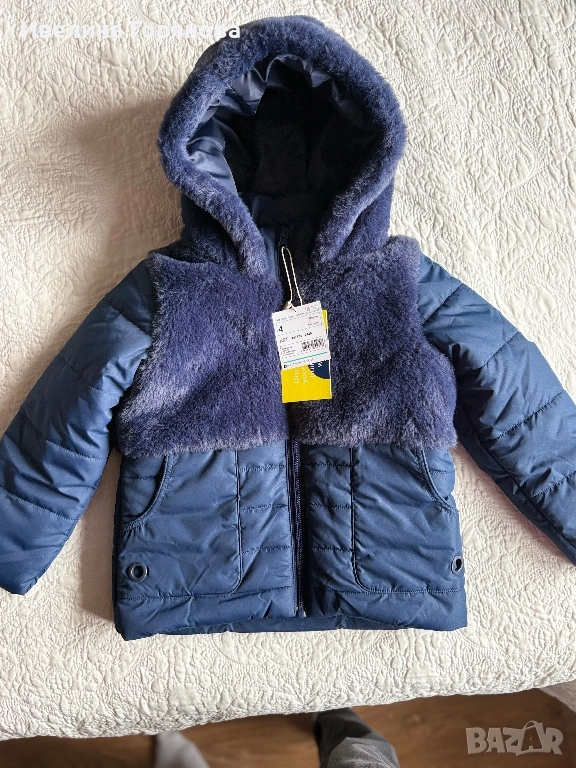 Детско зимно яке Boboli, нов внос р-р 104/3-4г., снимка 1