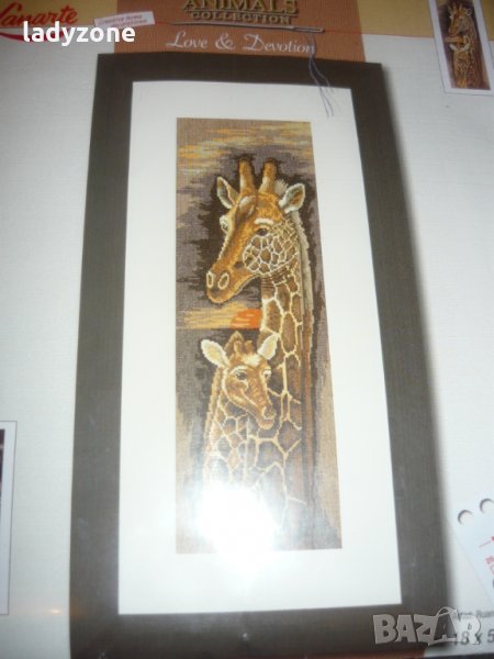 Lanarte - Холандски гоблен Ланарте - жирафи за шиене, снимка 1