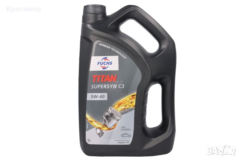 Двигателно масло TITAN SUPERS.C3 5W40 5L, снимка 1