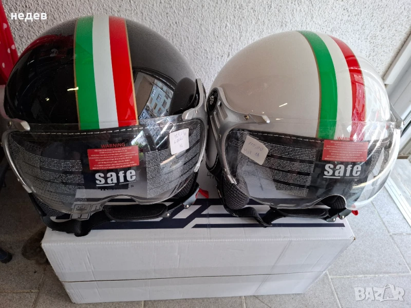 КАСКА ОРИГИНАЛНА ИТАЛИАНСКА XL черна, снимка 1