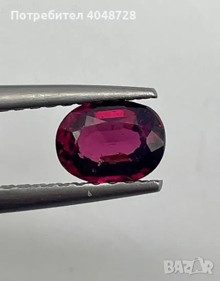 Естествен инвестиционен Родолит Гранат 1.55ct., снимка 1