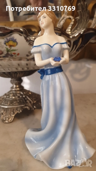 Прекрасна английска порцеланова статуетка на дама. , снимка 1