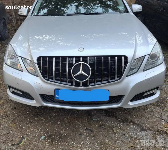 Решетка/маска с емблема тип GTR за Mercedes W212 2009/2012, снимка 1