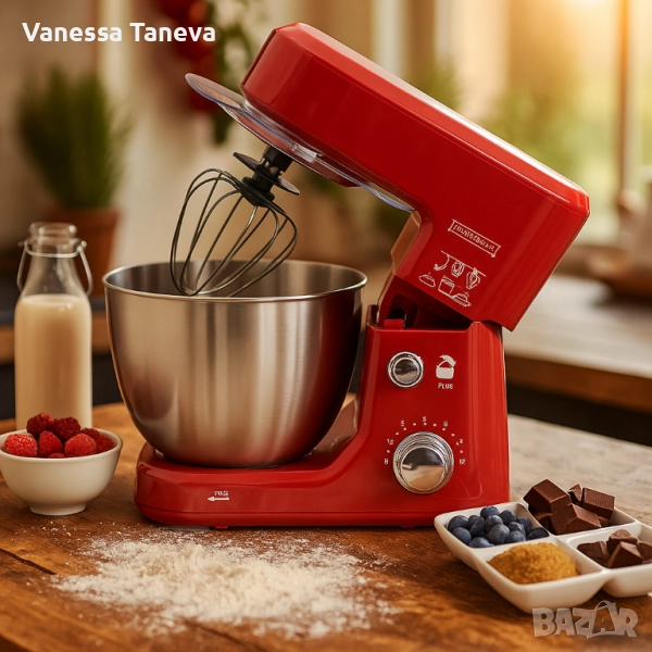 Планетарен кухненски миксер Royalty Line RL-PKM-700.472.2S , снимка 1