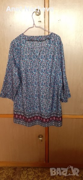 Дамска лятна блуза - шарена, снимка 1