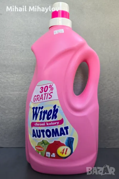Продавам полски гел за пране Wirek Automat 4л, снимка 1
