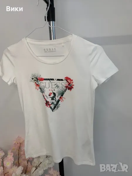 Дамска тениска Guess размер S-M, снимка 1