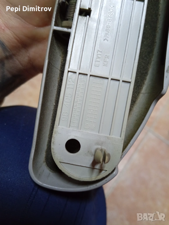 07-11 Кутия за съхранение на слънчеви очила Chevrolet Aveo Горен капак, тапицерия 96405112, снимка 1