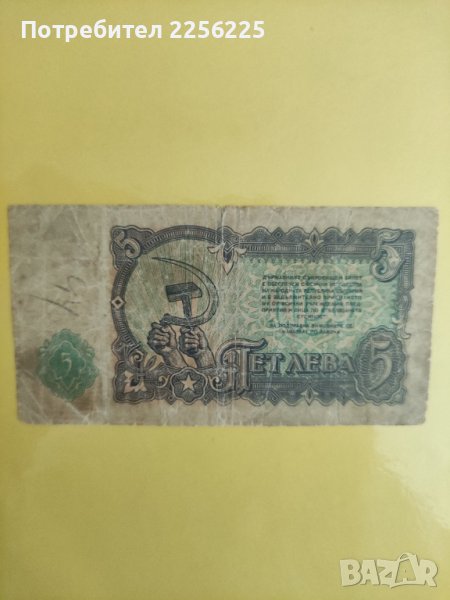 5 лева 1951 гидина, снимка 1