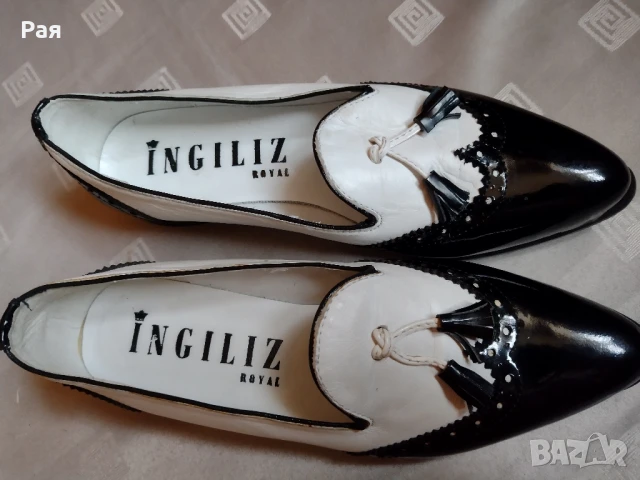 Дамски кожени обувки Ingiliz Royal, снимка 1