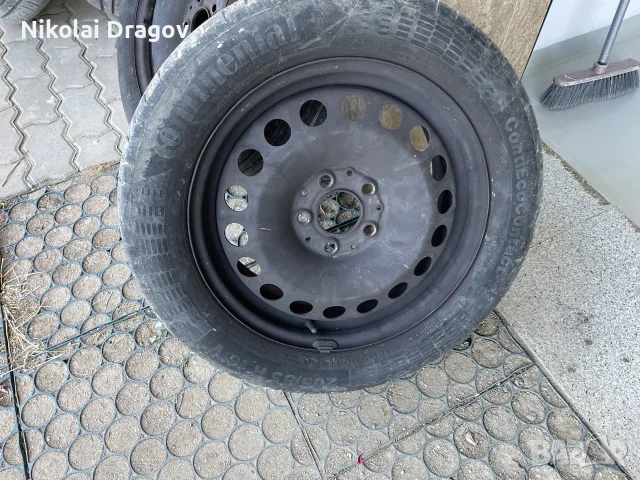 16” гуми с джанти Mercedes 5х112 с датчици за налягане на въздуха, снимка 4 - Гуми и джанти - 55539910