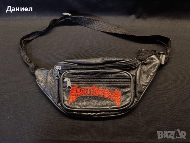 Кожена чантичка Harley Davidson 