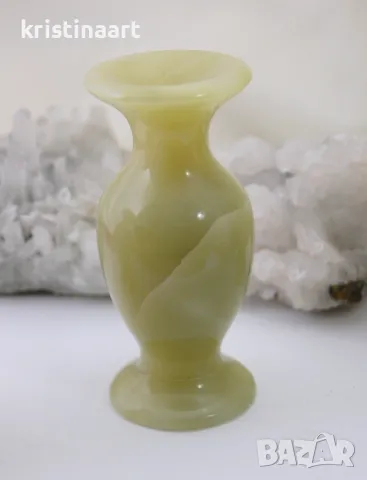 Ваза от нефрит, снимка 3 - Вази - 47320300