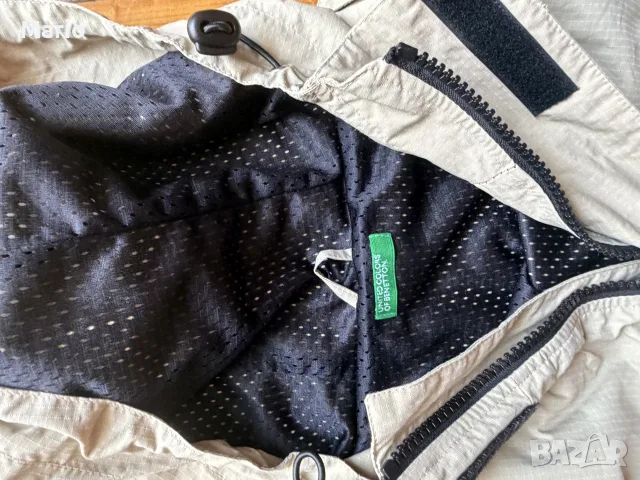 Benetton мъжки дъждобран XL, снимка 5 - Якета - 55943510