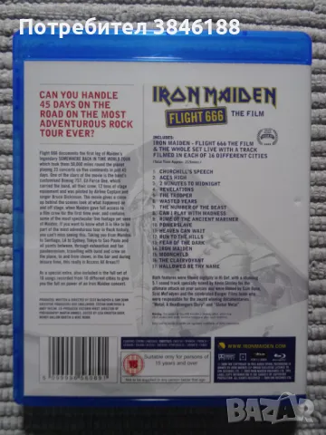 Iron Maiden Flight 666  Blu-ray, снимка 2 - Blu-Ray филми - 47296944