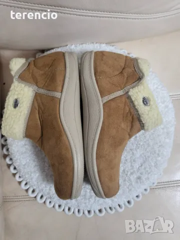 Нови дамски пантофи камел - 37 номер, снимка 3 - Пантофи - 48551109