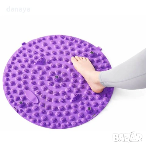 6474 Масажор за крака против умора, масажна подложка за рефлексология на стъпалата, 52 см