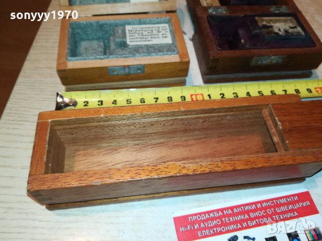 НЕМСКИ ДЪРВЕНИ КУТИИКИ 3бр 1210211759, снимка 5 - Антикварни и старинни предмети - 34440749