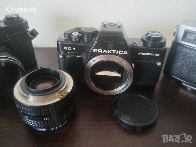 Камери PRAKTICA BC-1, REVUEFLEX SLR, PETRI DREST, ZORKI 4, SOKOL AUTOMAT , снимка 15 - Фотоапарати - 46333827