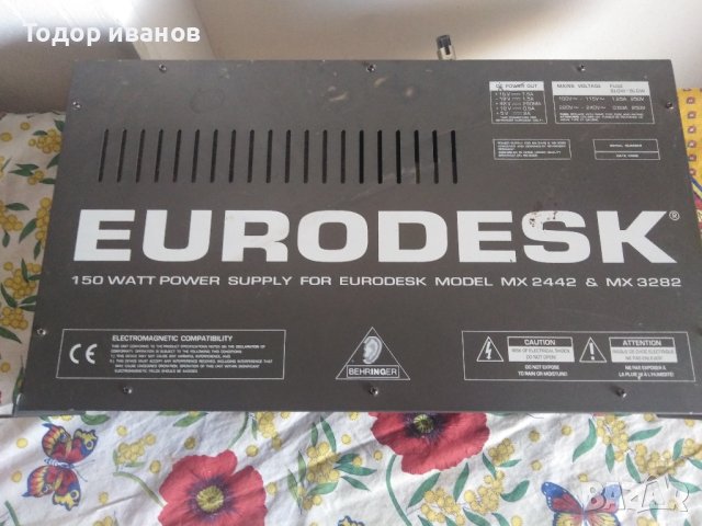Eurodesk power supply mx2442, снимка 4 - Ресийвъри, усилватели, смесителни пултове - 41974136