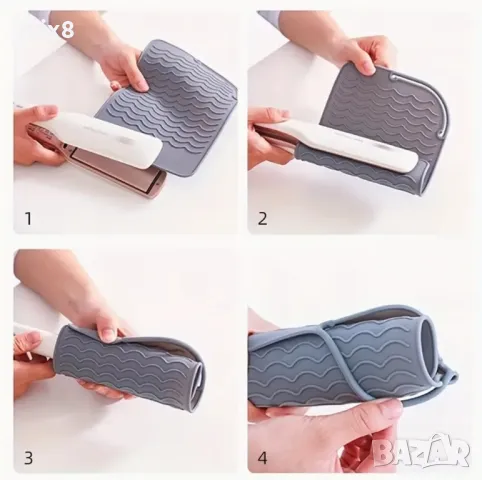 Топлоустойчива подложка за преса за коса, снимка 3 - Преси за коса - 48325040