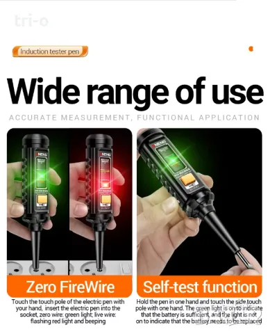 ANENG B15 Професионален индукционен тестер фазомер с звукова и цветна светлинна индикация, снимка 13 - Други инструменти - 49786080