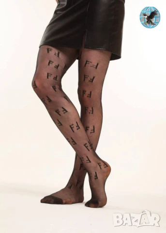 2 бр. чорапогащници chanel louis vuitton balenciaga fendi, снимка 4 - Бельо - 50771576