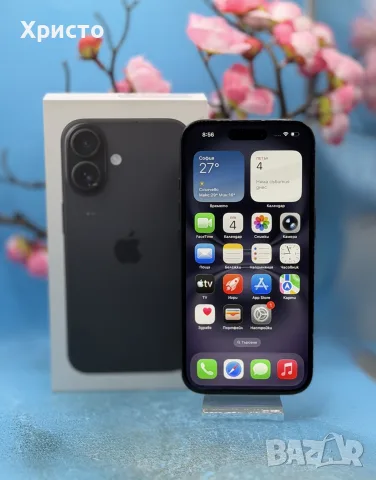 Apple iPhone 16, 128GB, 5G, Black, снимка 2 - Apple iPhone - 55957105