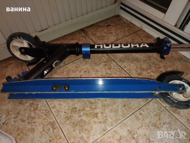 Hudora big wheel 125 детски скутер до 100кг, снимка 6 - Детски велосипеди, триколки и коли - 41494196