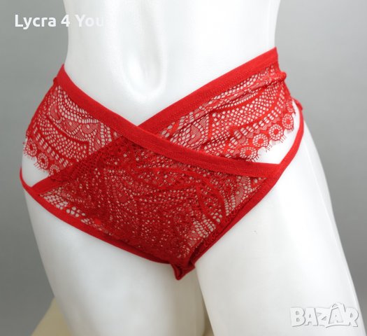 Нови с етикет еротични дамски червени бикини L размер, снимка 8 - Бельо - 35676751