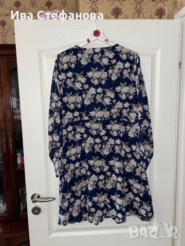 Нова елегантна феерична есенна ежедневна рокля флорален десен нежни цветя , снимка 5 - Рокли - 42405202