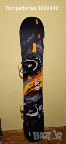 Snowboard Gnu Carbon Credit 150 с апарати Atomic, снимка 2 - Зимни спортове - 53198135
