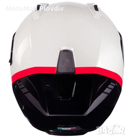 Каска Nolan N60-6 Sport Verniciatura Speciale 347 White Black Orange – Гланц ECE 22.06, снимка 6 - Аксесоари и консумативи - 51893952