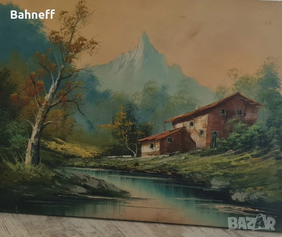 Горски пейзаж , снимка 3 - Картини - 51449202