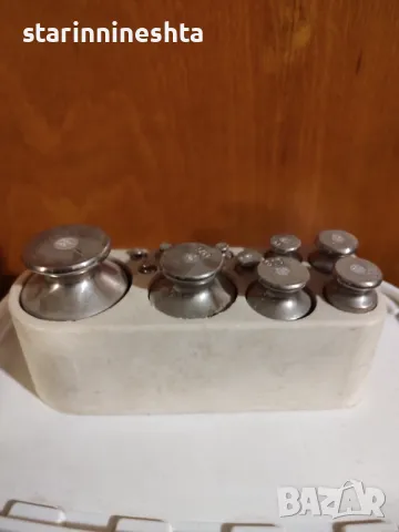 СОЦ Неупотребявани стари теглилки грамове  кантар везна , снимка 5 - Антикварни и старинни предмети - 49260282