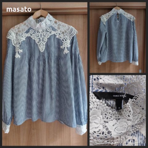 Vero Moda - раирана синя риза