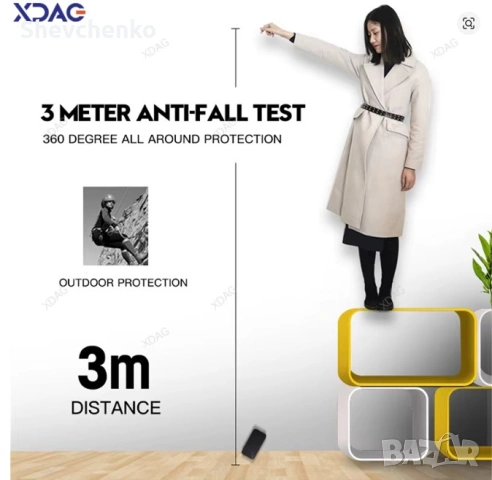 Oppo Reno 14 5G Case Силиконов Кейс Калъф Черен XDAG, снимка 3 - Калъфи, кейсове - 53511902