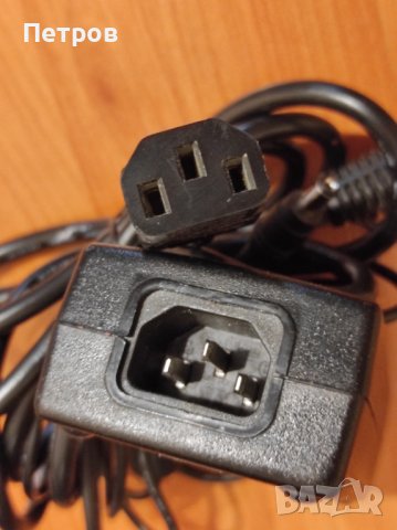 Захранващ адаптер 12V/3A - Комплект със захранващ кабел, снимка 3 - Лаптоп аксесоари - 40937477