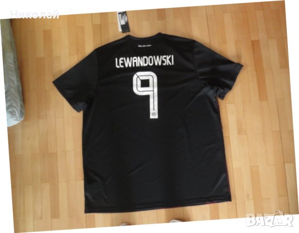 ADIDAS BAYERN MUNICH 2021 CHAMPIONS LEWANDOWSKI ORIGINAL SOCCER JERSEY, снимка 5 - Тениски - 41829420