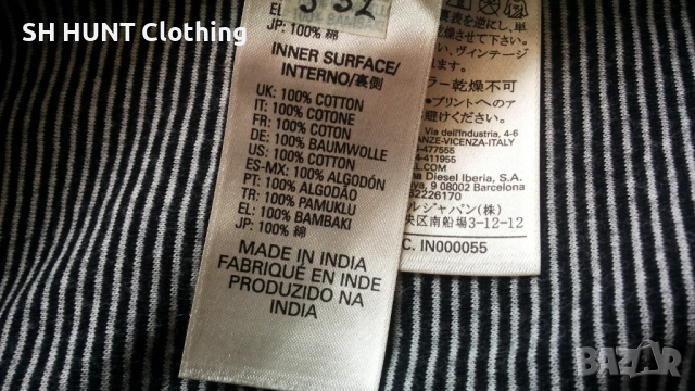 DIESEL Размер L - XL блуза с дълъг ръкав 9-52, снимка 11 - Блузи - 52204376