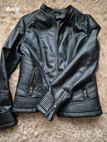 Дамско кожено яке , снимка 2 - Якета - 53436970