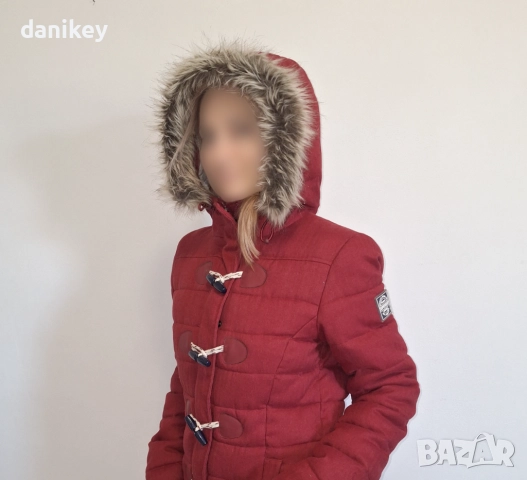 Дамско зимно яке палто Superdry размер small, снимка 7 - Якета - 52212479