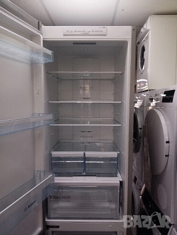 Иноксов комбиниран хладилник с фризер Бош Bosch Total No Frost A+++ 2 години гаранция!, снимка 10 - Хладилници - 53868053