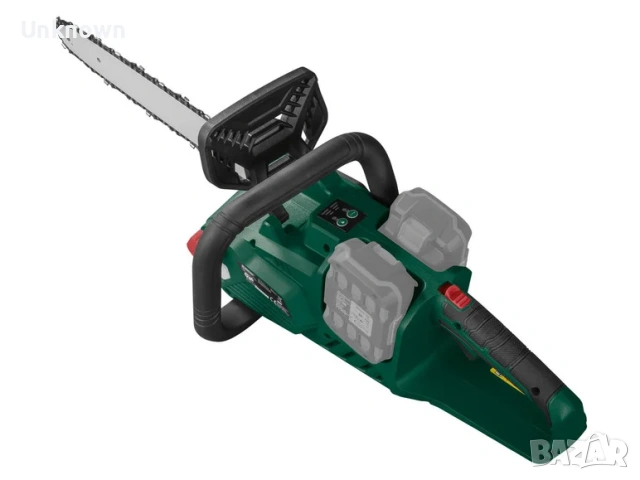 Parkside 40v акумулаторен верижен трион, снимка 2 - Градинска техника - 53128525