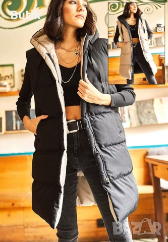 Дамски елек грейка с две лица , снимка 1