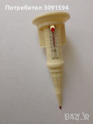 Старинен термометър Съветски термометър Сувенирен термометър Московска Кремълска кула СССР термометъ, снимка 12 - Други ценни предмети - 41596594